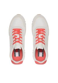 Tommy Jeans Sneakersy Retro Runner EN0EN02214 Biały. Kolor: biały. Materiał: materiał