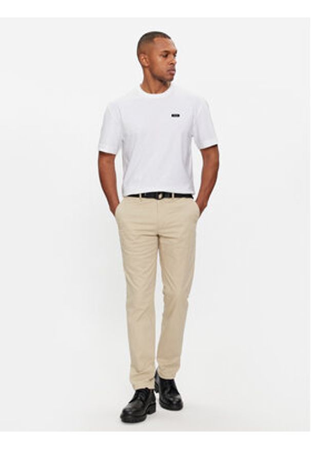 Calvin Klein T-Shirt K10K112749 Biały Comfort Fit. Kolor: biały. Materiał: bawełna
