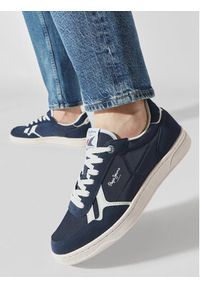 Pepe Jeans Sneakersy Kore Vintage M PMS30900 Granatowy. Kolor: niebieski. Materiał: zamsz, skóra #3