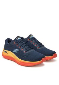 skechers - Skechers Sneakersy Arch Fit 2.0- 232700/NVMT Granatowy. Kolor: niebieski. Materiał: materiał #4