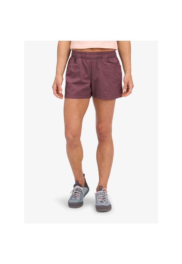 Spodenki wspinaczkowe damskie Black Diamond Notion Shorts. Kolor: czerwony. Sport: wspinaczka