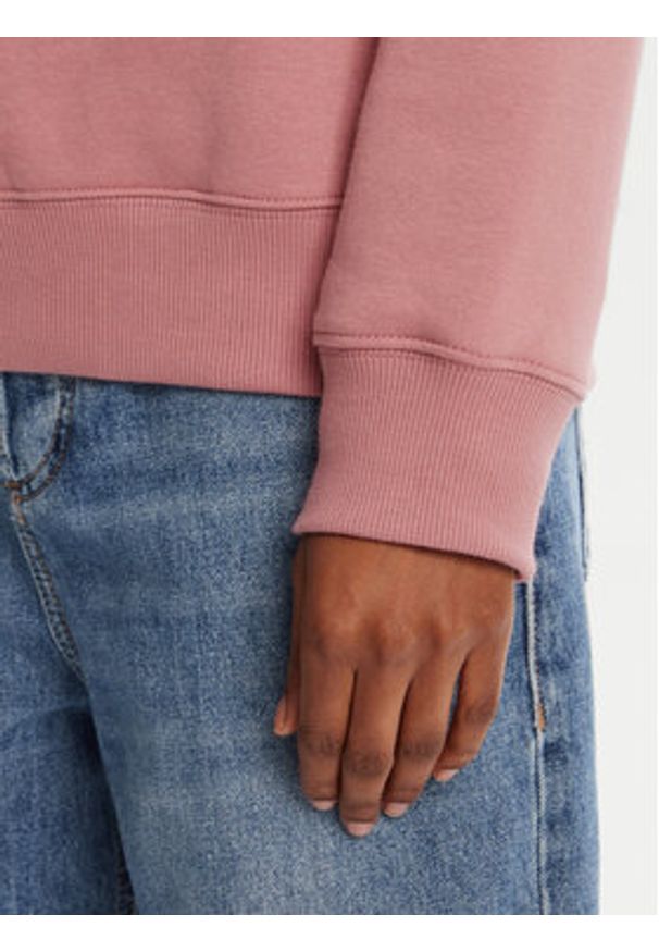 Tommy Jeans Bluza Flag DW0DW19959 Różowy Regular Fit. Kolor: różowy. Materiał: bawełna