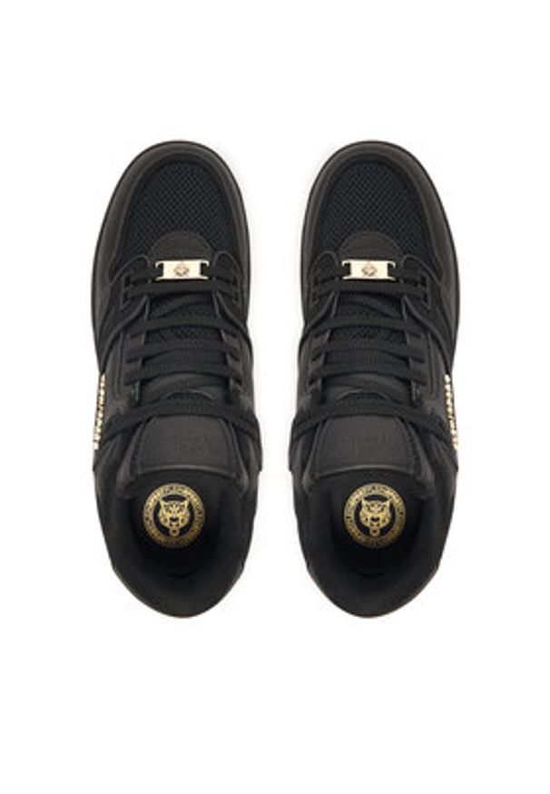 Plein Sport Sneakersy SAFS USC0845 STE003N Czarny. Kolor: czarny. Materiał: skóra