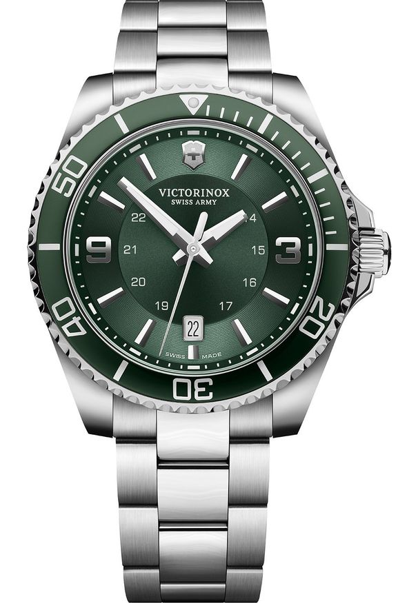 VICTORINOX - Zegarek Victorinox Zegarek męski Victorinox 241934 srebrny. Kolor: srebrny