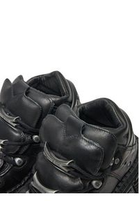 NEW ROCK Sneakersy M-WALL106-S12 Czarny. Kolor: czarny. Materiał: skóra #5