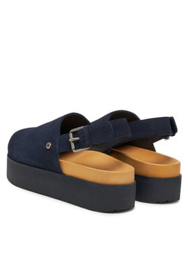 G-Star RAW - G-Star Raw Sandały FAIZA-118914 Granatowy. Kolor: niebieski. Materiał: zamsz, skóra