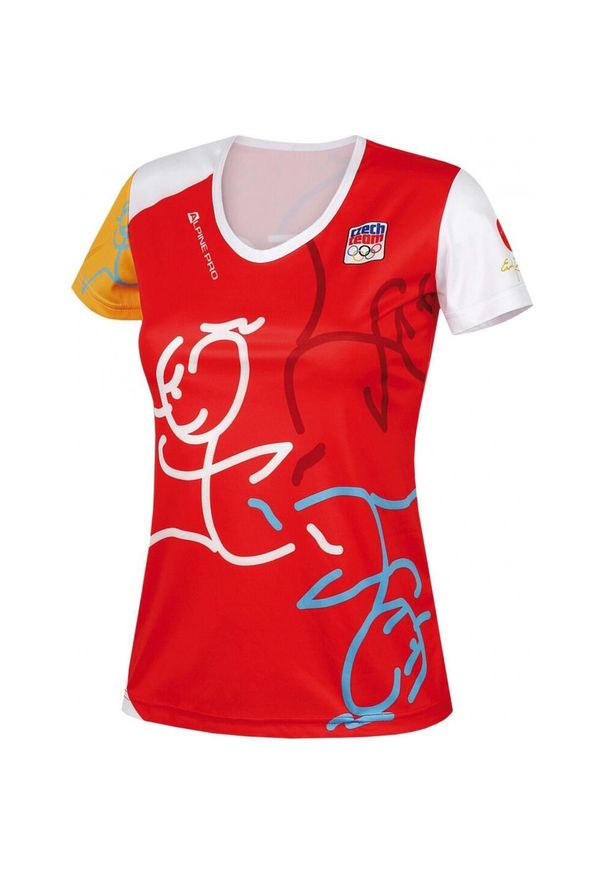 ALPINE PRO - Koszulka damska Alpine Pro Yarisa L - Oddychająca i lekka. Kolor: zielony. Materiał: poliester. Sport: turystyka piesza