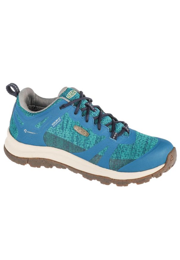 keen - Buty trekkingowe damskie Keen Terradora II WP. Zapięcie: sznurówki. Kolor: niebieski. Materiał: materiał, tkanina. Szerokość cholewki: normalna