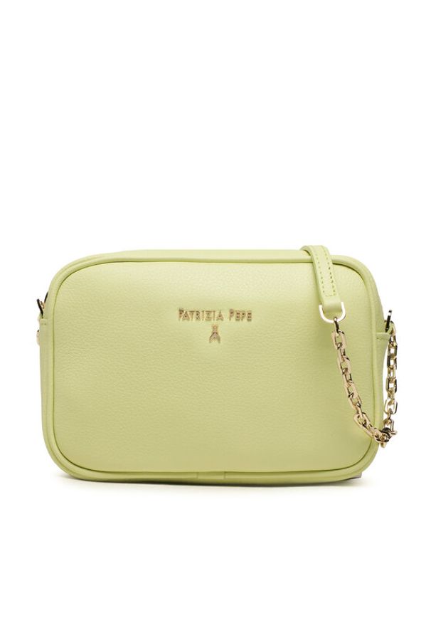 Patrizia Pepe Torebka CB0071/L001-Y430 Zielony. Kolor: zielony. Materiał: skórzane