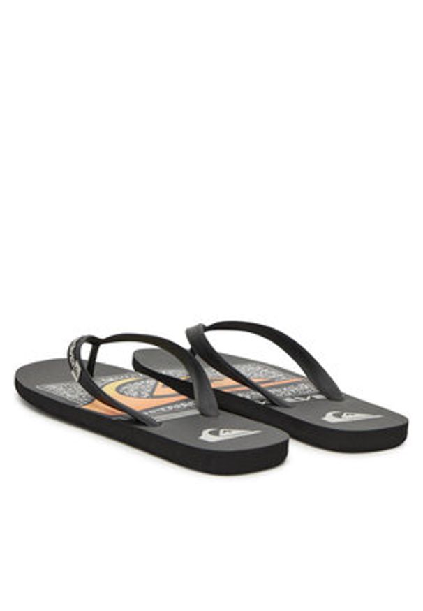 Quiksilver Japonki AQYL101371 Czarny. Kolor: czarny. Materiał: syntetyk