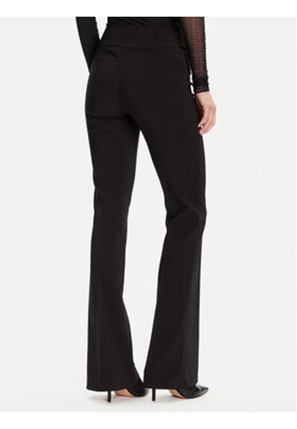 Rinascimento Spodnie materiałowe CFC0125318003 Czarny Flare Fit. Kolor: czarny. Materiał: syntetyk