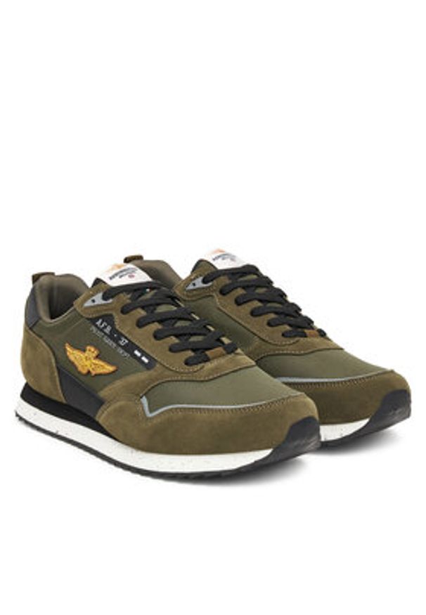 Aeronautica Militare Sneakersy 252SC0288UCT03545 Zielony. Kolor: zielony. Materiał: materiał