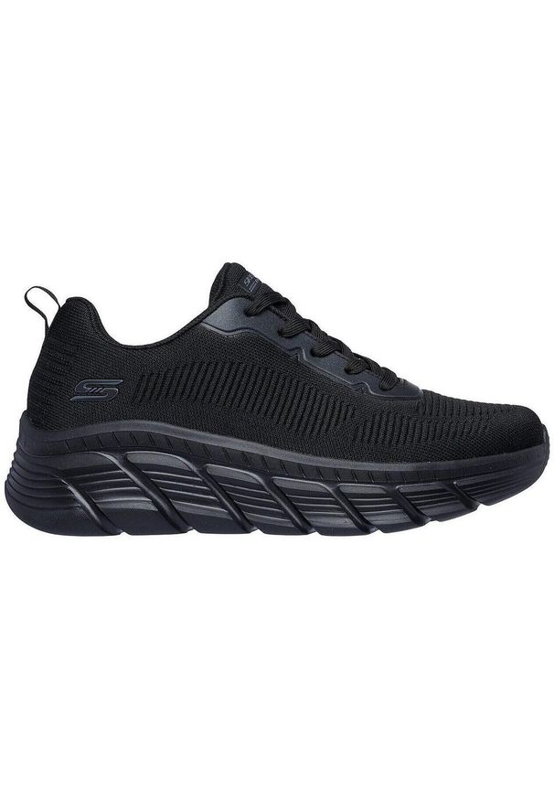 skechers - Adidasy Skechers Bobs B Flex Hi, Mężczyźni. Kolor: czarny. Materiał: materiał