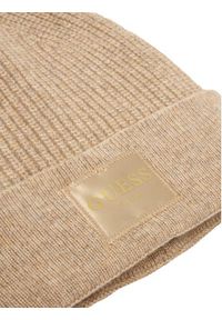 Guess Czapka AW5436 POL03 Beżowy. Kolor: beżowy. Materiał: materiał, wełna