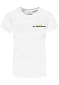 Victoria Victoria Beckham T-Shirt Organic Single 2221JTS002507A Biały Regular Fit. Kolor: biały #2