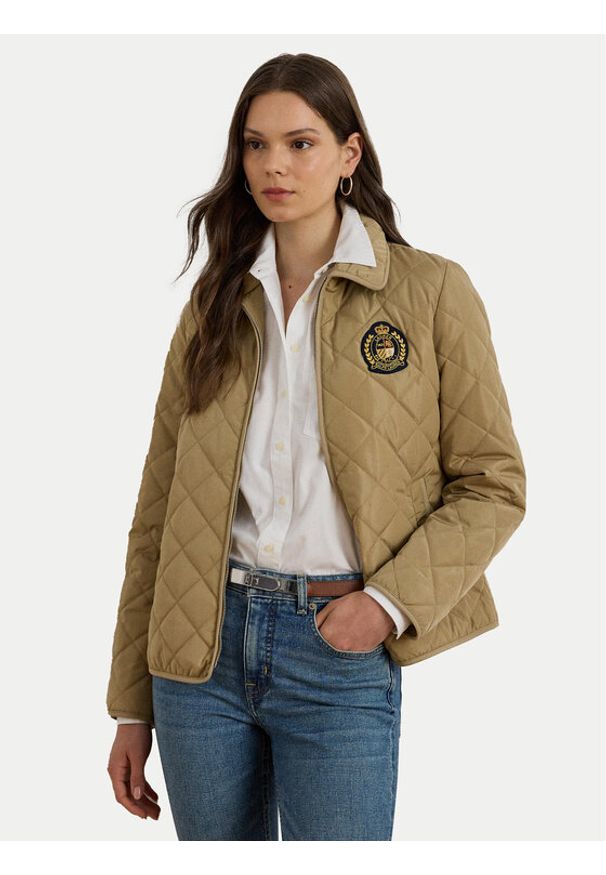 Lauren Ralph Lauren - LAUREN RALPH LAUREN Kurtka przejściowa 297979539002 Beżowy Straight Fit. Kolor: beżowy. Materiał: syntetyk