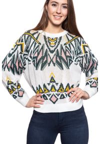 Wrangler - DAMSKI SWETER WRANGLER GEO KNIT CLOUD BLUE W8N5QCB03 112132405 #5