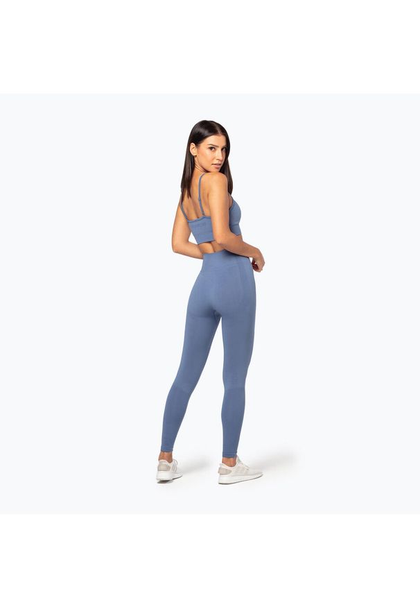 Legginsy treningowe damskie Carpatree Vibe Seamless. Kolor: niebieski