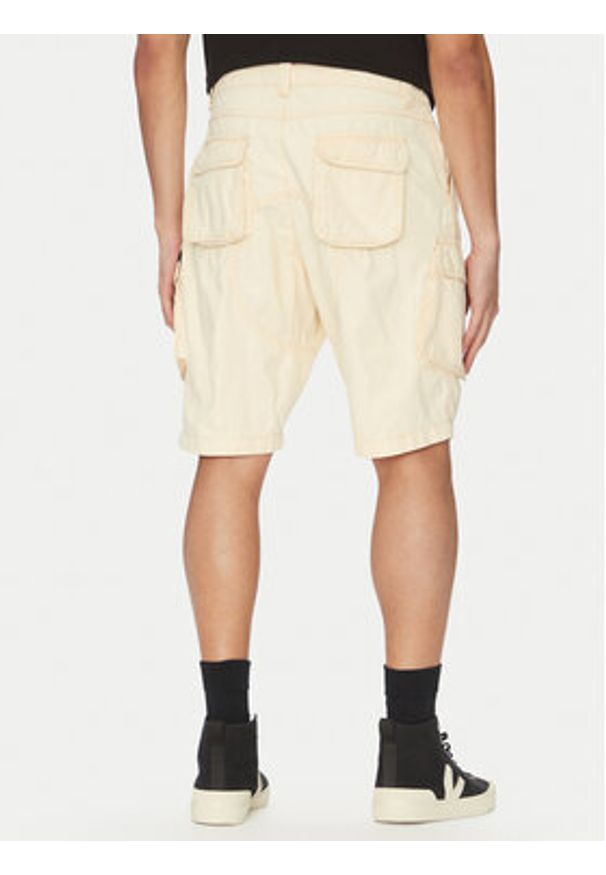 Alpha Industries Szorty jeansowe Canvas Acid 156259 Biały Regular Fit. Kolor: biały. Materiał: bawełna