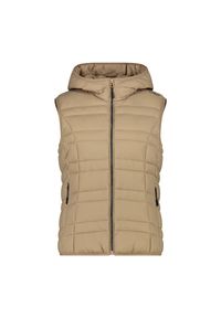 Kamizelka damska turystyczne CMP 34K3146. Kolor: beżowy. Sport: turystyka piesza #1