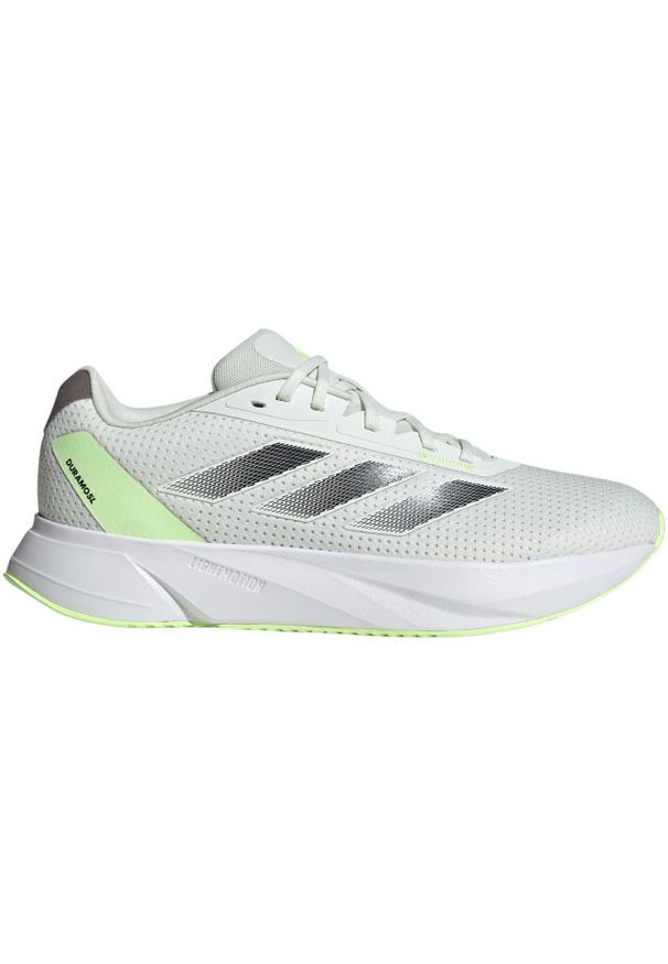 Adidas - Buty męskie do biegania adidas Duramo SL. Kolor: biały, zielony, wielokolorowy, szary. Materiał: materiał
