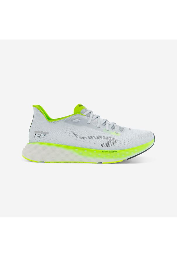 KIPRUN - Buty do biegania męskie Kiprun KS900 Light. Materiał: materiał. Szerokość cholewki: normalna. Wzór: geometria. Sport: bieganie, fitness
