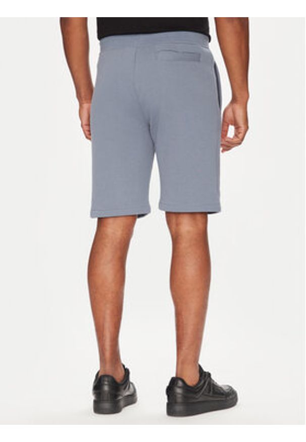 Guess Szorty sportowe Z2YD04 KAIJ1 Niebieski Regular Fit. Kolor: niebieski. Materiał: bawełna. Styl: sportowy