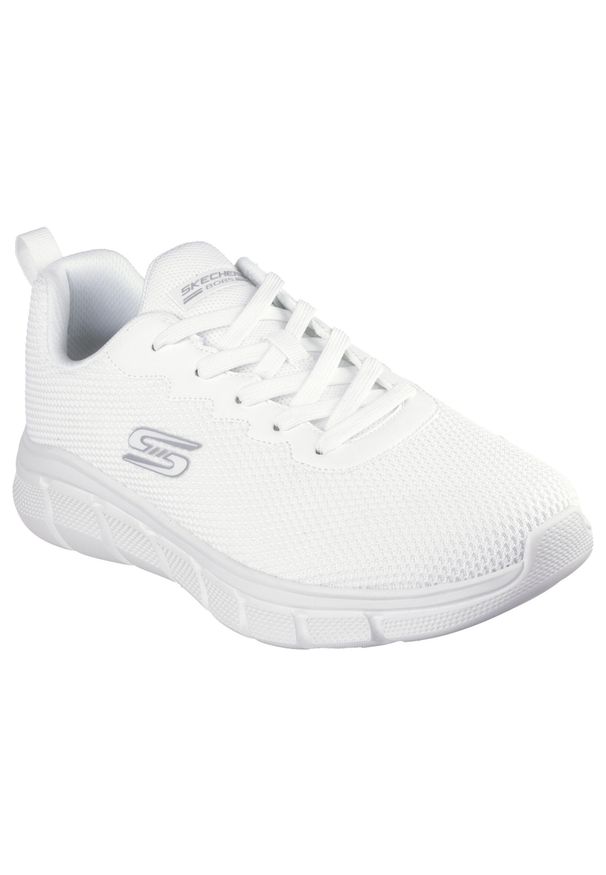 skechers - Adidasy Skechers Bobs B Flex - Chill, Mężczyźni. Kolor: biały. Materiał: materiał, syntetyk, tkanina
