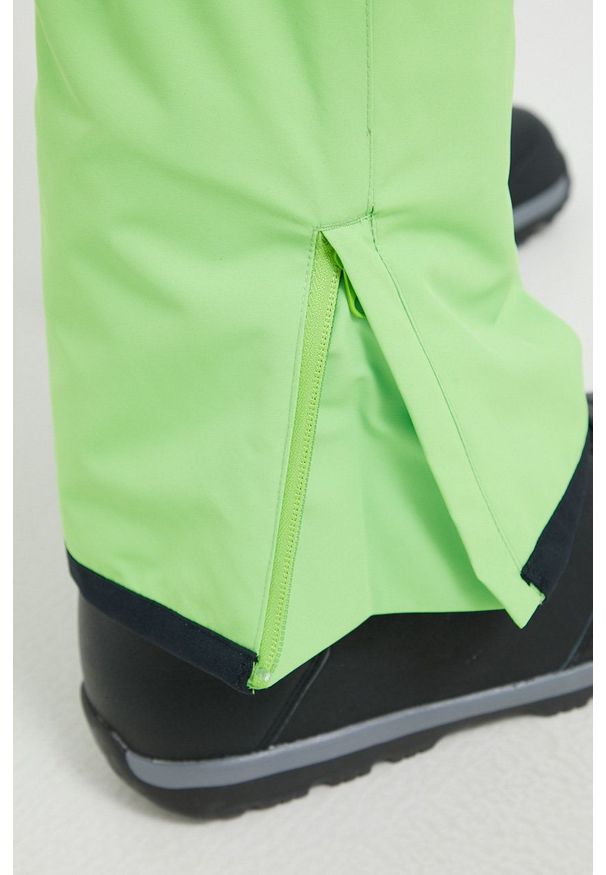 Quiksilver - Spodnie. Kolor: zielony. Materiał: materiał. Wzór: gładki