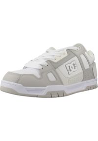 DC Shoes - Kapcie DC STAG Beżowy. Kolor: beżowy. Materiał: tkanina, skóra