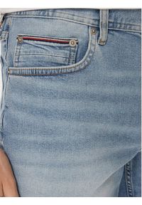 TOMMY HILFIGER - Tommy Hilfiger Szorty jeansowe Brooklyn MW0MW35178 Niebieski Straight Fit. Kolor: niebieski. Materiał: bawełna
