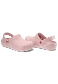 Big-Star - Różowe Klapki Big Star Wodoodporne Buty Damskie. Okazja: na co dzień, na plażę. Kolor: różowy. Wzór: aplikacja. Sezon: lato. Styl: casual, sportowy, elegancki #5
