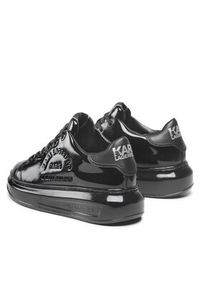 Karl Lagerfeld - KARL LAGERFELD Sneakersy KL62539S Czarny. Kolor: czarny. Materiał: skóra, lakier