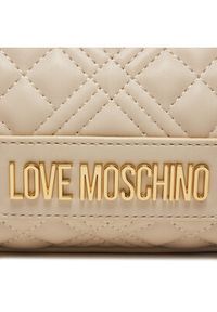 Love Moschino - LOVE MOSCHINO Torebka JC4234PP0ILA0110 Beżowy. Kolor: beżowy. Materiał: skórzane