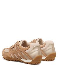 Geox Sneakersy D Snake Original D65B0A 01422 C1056 Beżowy. Kolor: beżowy. Materiał: skóra, zamsz #6