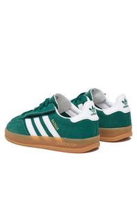 Adidas - adidas Sneakersy Gazelle Indoor Comfort Closure Elastic Lace IH9130 Zielony. Kolor: zielony. Materiał: skóra, zamsz. Model: Adidas Gazelle #2