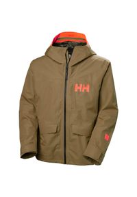 Kurtka narciarska Helly Hansen Emiko Shell. Kolor: brązowy, beżowy, wielokolorowy. Sezon: zima. Sport: narciarstwo #1