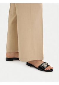 Nine West Klapki CEO-LS6445-01 Czarny. Kolor: czarny. Materiał: materiał #5