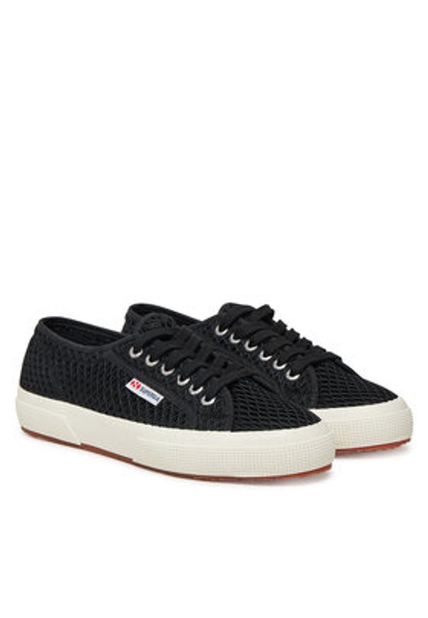 Superga Tenisówki S2135GW Czarny. Kolor: czarny. Materiał: materiał
