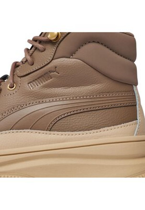 Puma Sneakersy Mayra Totally Taupe-Totally 392316 05 Brązowy. Kolor: brązowy. Materiał: skóra