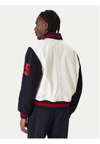 TOMMY HILFIGER - Tommy Hilfiger Kurtka bomber Varsity MW0MW41866 Écru Regular Fit. Materiał: skóra #5