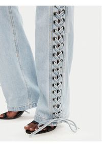 ROTATE Jeansy 1141831468 Niebieski Wide Leg. Kolor: niebieski #4
