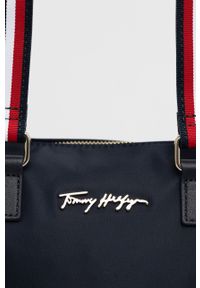 TOMMY HILFIGER - Tommy Hilfiger Torebka kolor granatowy. Kolor: niebieski. Rodzaj torebki: na ramię #5
