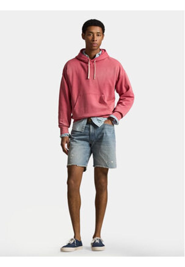 Polo Ralph Lauren Szorty jeansowe 710P08162001 Niebieski Regular Fit. Kolor: niebieski. Materiał: bawełna