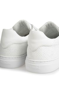 Baldinini Sneakersy | 095335XNAPT | Mężczyzna | Biały. Zapięcie: bez zapięcia. Kolor: biały. Materiał: skóra. Wzór: aplikacja #5