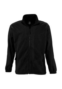 SOL'S - Bluza Polarowa Unisex Dla Dorosłych North. Kolor: czarny. Materiał: polar. Sezon: zima