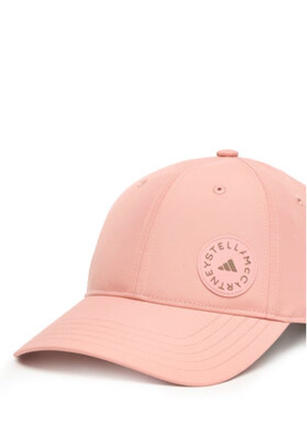 Adidas by Stella McCartney - adidas by Stella McCartney Czapka z daszkiem JZ5520 Różowy. Kolor: różowy. Materiał: poliester