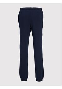 Jack&Jones Junior Spodnie dresowe Logo 12213086 Granatowy Regular Fit. Kolor: niebieski. Materiał: bawełna #5