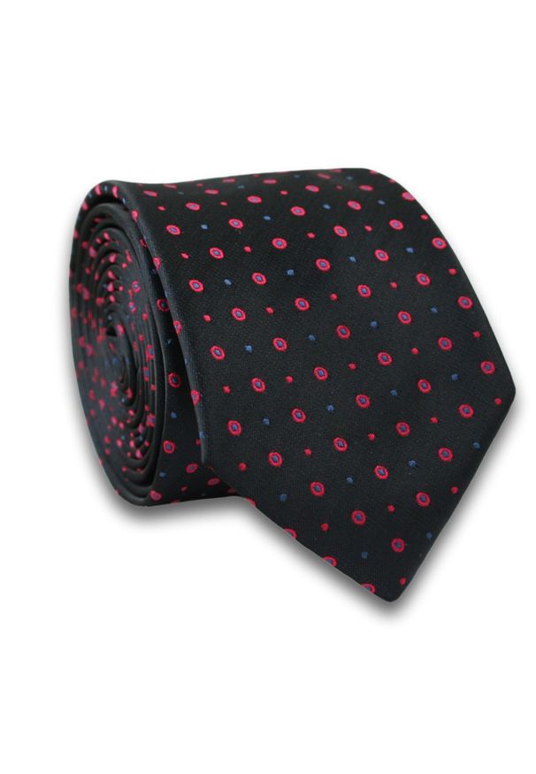 Modny krawat Angelo di Monti. Kolor: czerwony