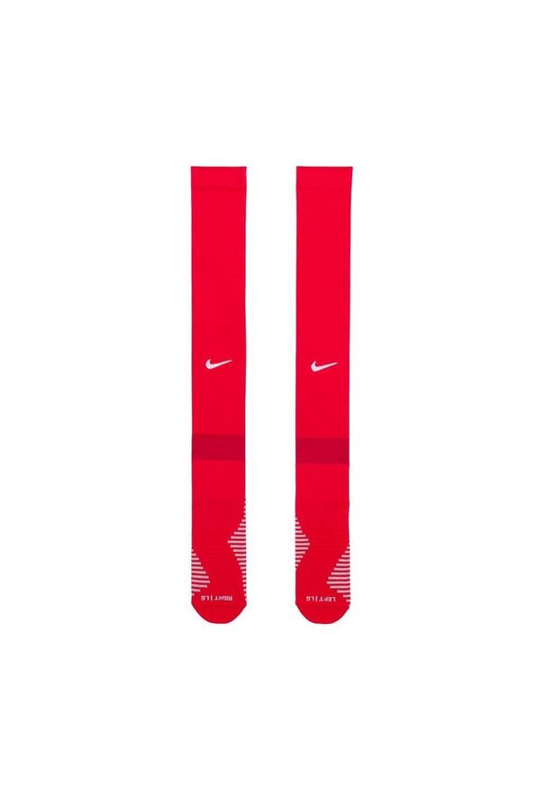 Nike - Podkolanówki Piłkarskie Strike Dla Kobiet. Kolor: czerwony. Sport: piłka nożna